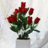 گلدان غنچه گل رز