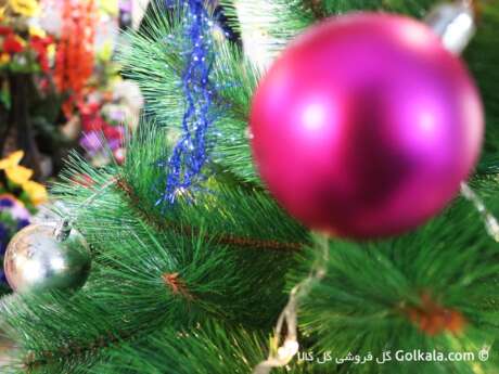 تزیین درخت کریسمس - گوی رنگی