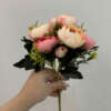 بوته گل پئونی سفید صورتی (درجه ۱) - Image 2