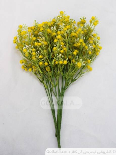 بوته گل شکوفه زرد مصنوعی - Image 2