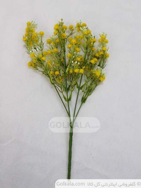 بوته گل شکوفه زرد مصنوعی - Image 3